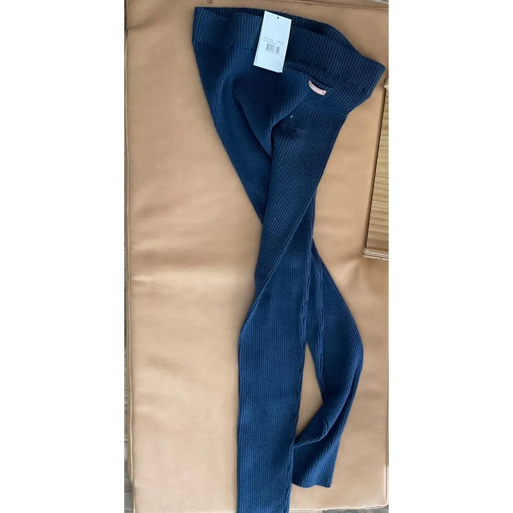 NWT Lunya Cozy Cotton Silk Ribbed Legging XL clearing blue Size 12 - Image 2