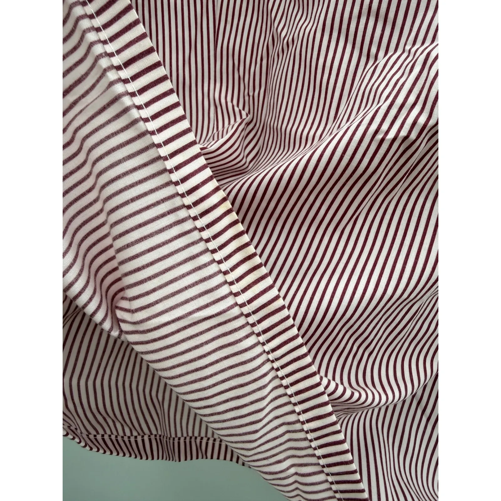 Mili Designs Vintage Western Shirt Size 2X Red Stripe Embroidered Boots - Image 7