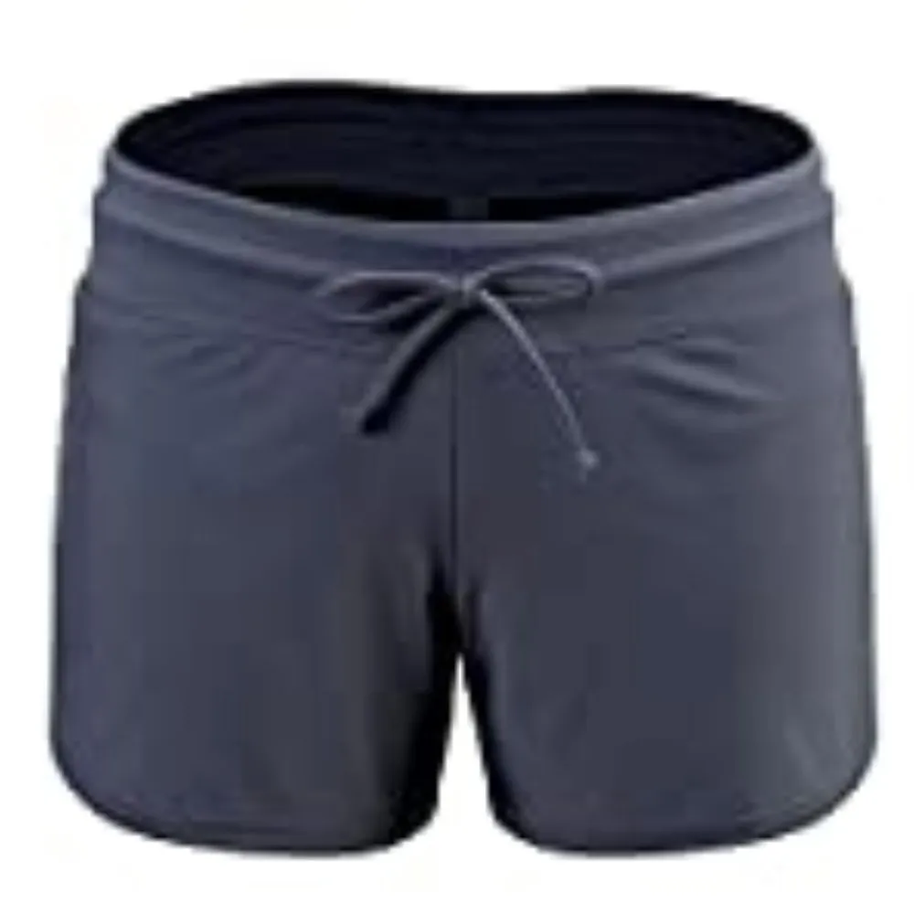Gray Quick Dry Swimsuit Board Shorts w/ Drawstring Size L - Image 3