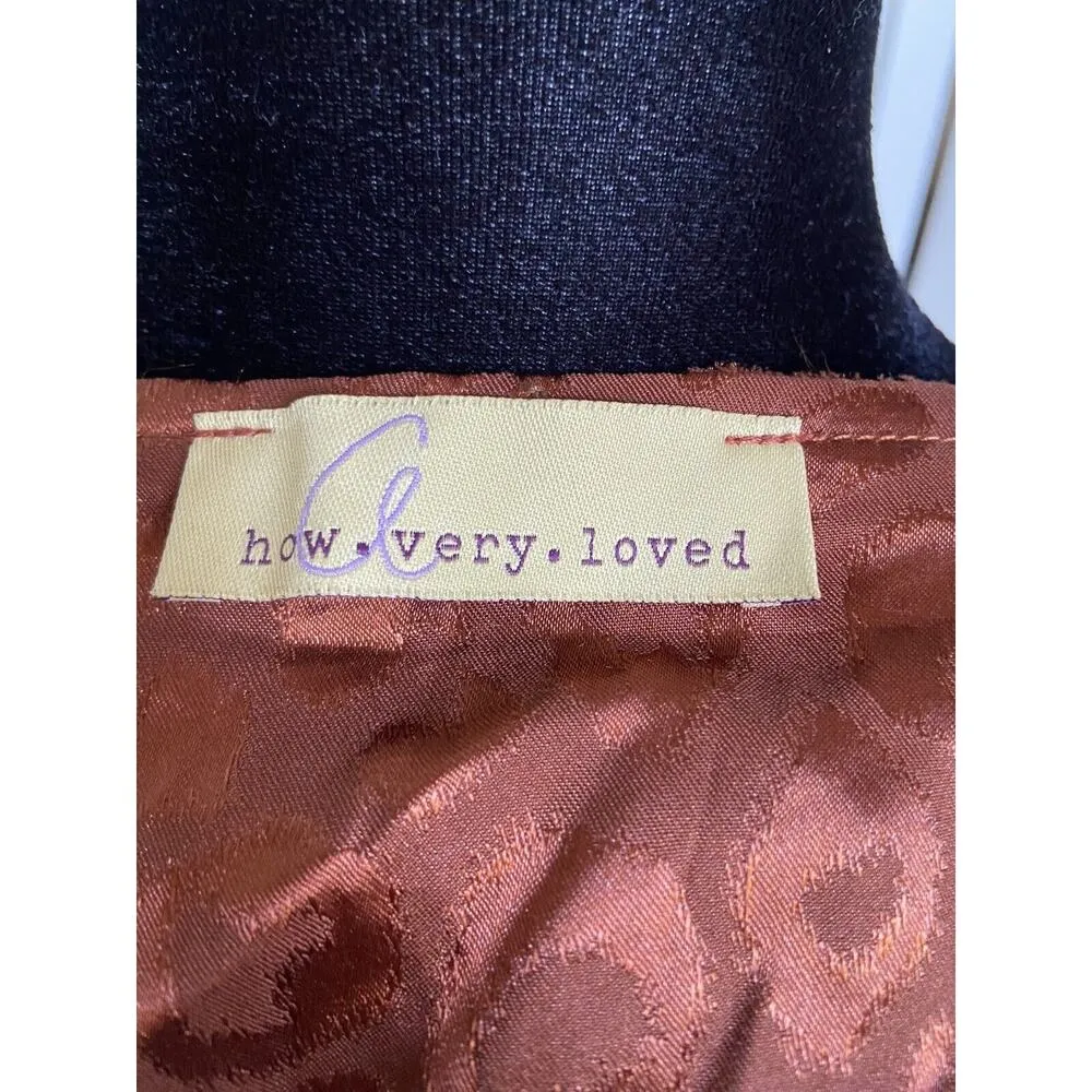 How Very Loved Womens Top Sz L Leopard Print Ruffled Wide Strap Satin Tank NEW Orange Size L - Image 9