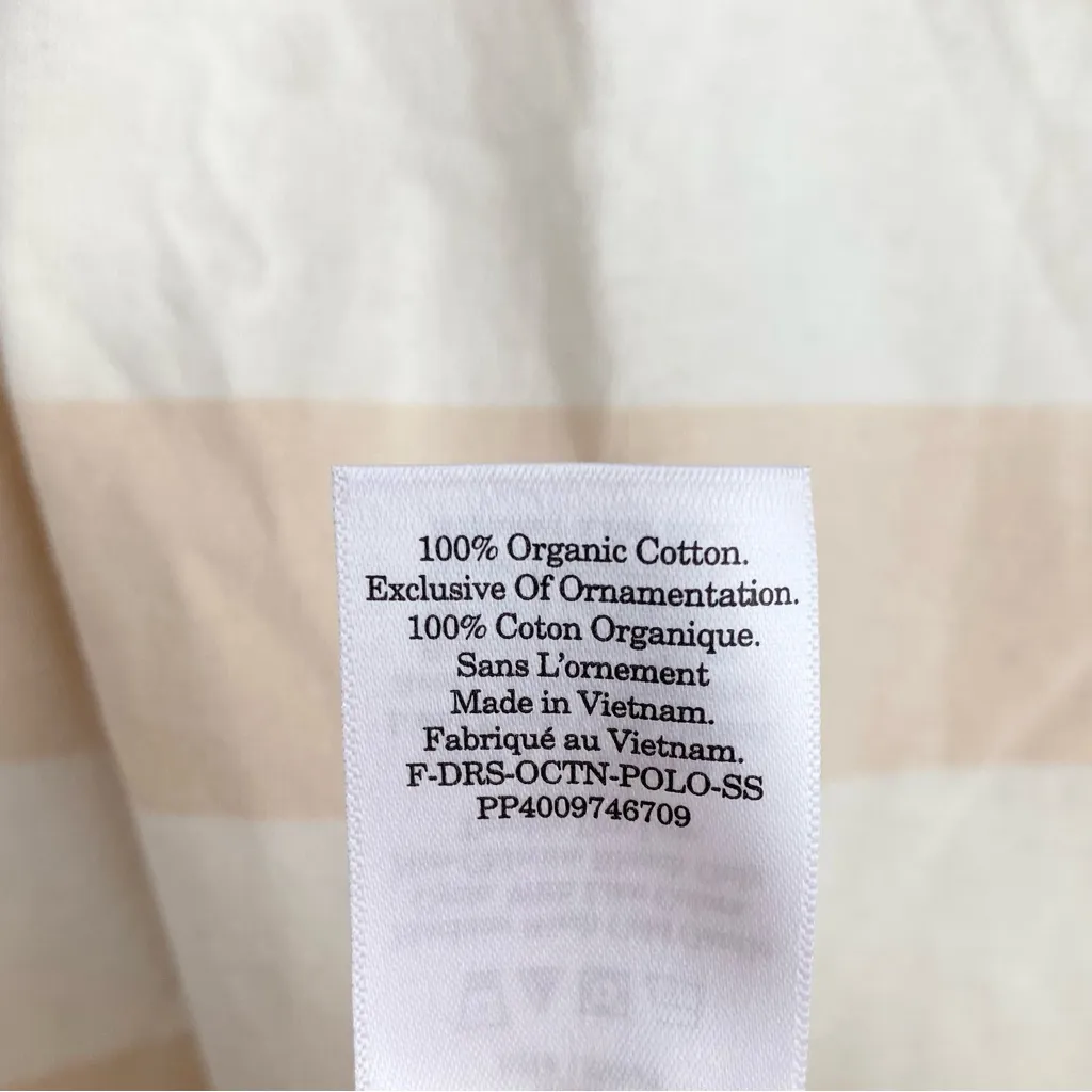 NWT Everlane Organic Cotton Striped Polo Mini Dress - Image 6