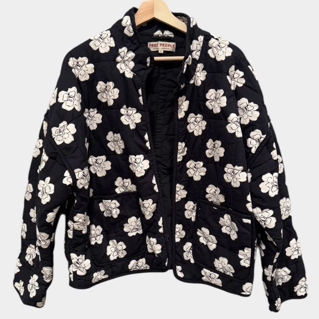 FREE PEOPLE Chloe Quilted Jacket Size Medium - Image 8