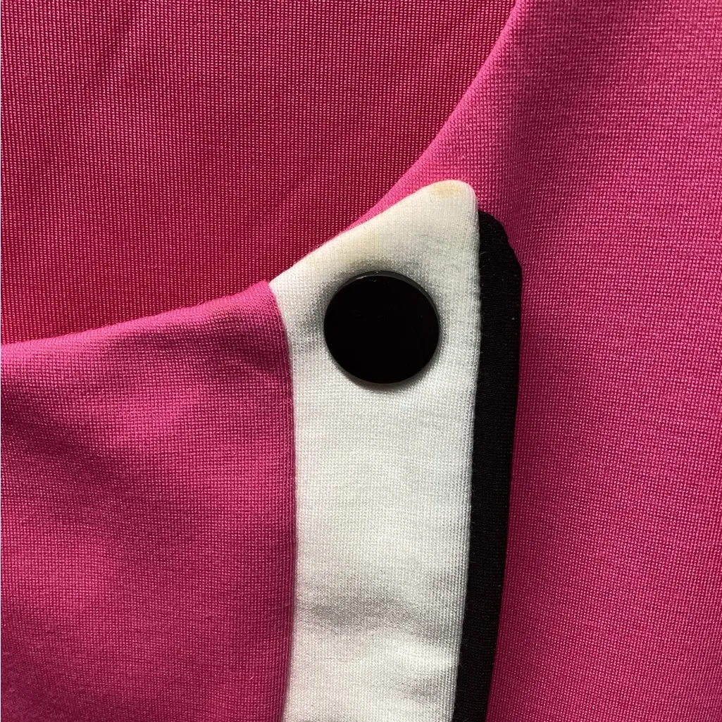 H:ours Marquee mini dress. Size Large. Fuchsia - Image 15