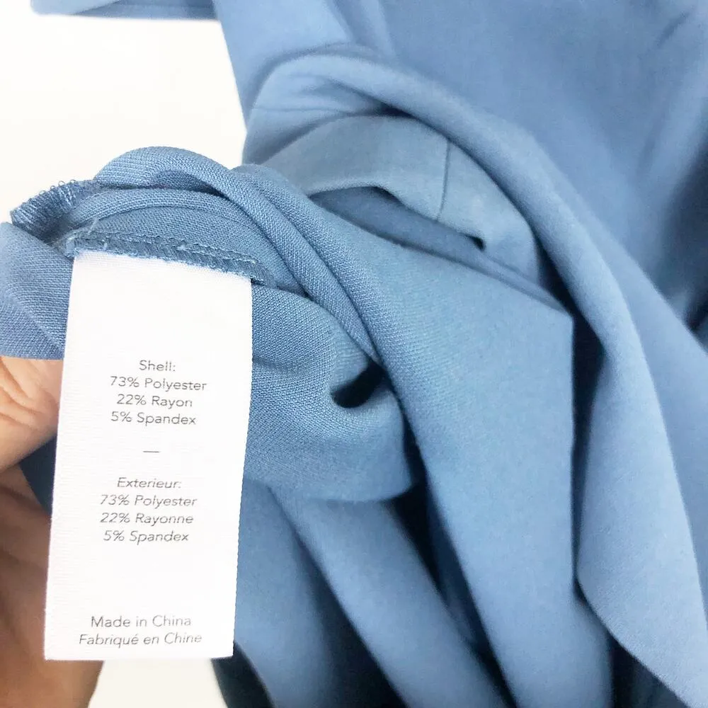 Likely Driggs Strapless Cocktail Dress Size 8 Knee Length One Shoulder Blue - Image 7