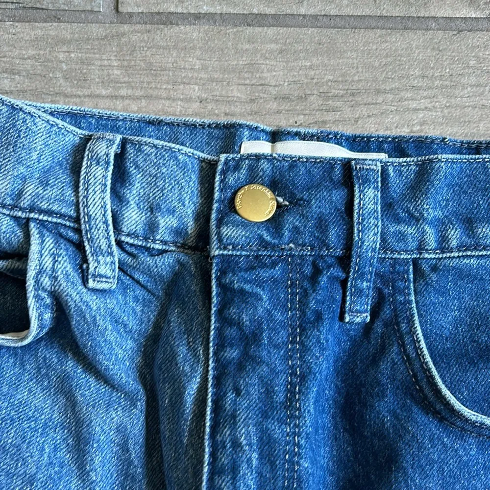 Triarchy X Joséphine skriver two tone jeans shorts - Image 2