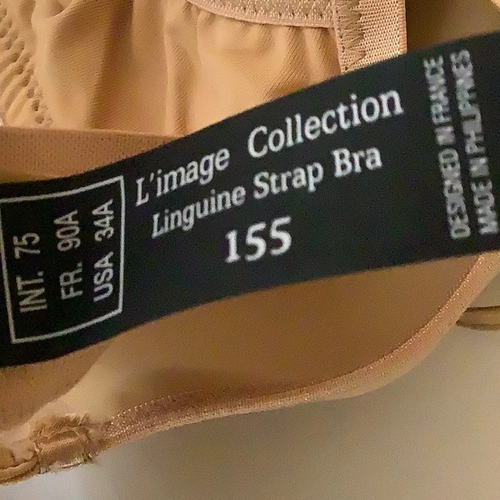 Le Mystere L’Image Linguine Strap Bra Size 34A New With Tags - Image 8