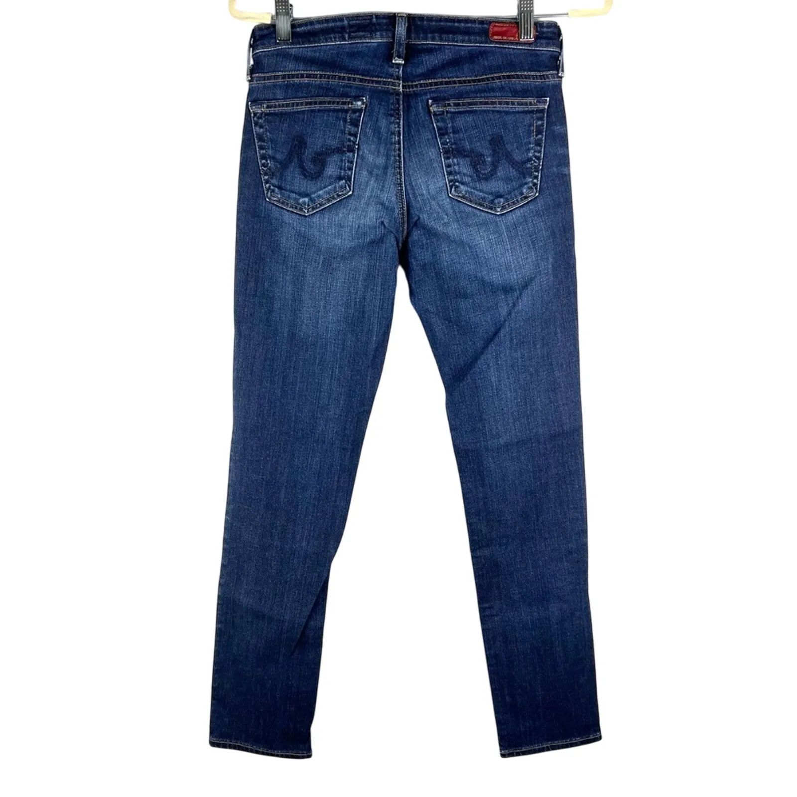 Ag Adriano Goldschmied The Stilt Cigarette Low-Rise Skinny Jeans 27R - Image 8