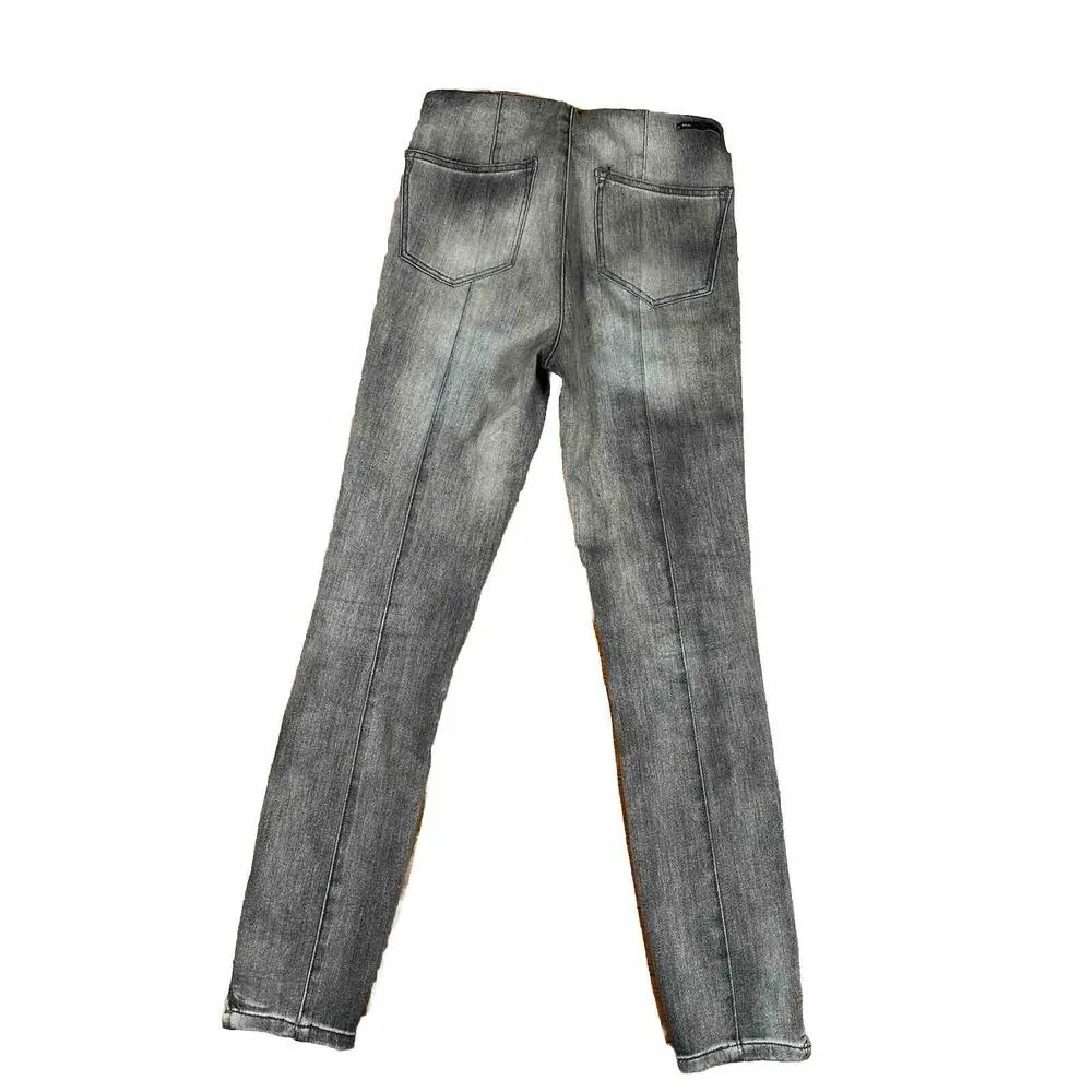 Pilcro and the‎ Letterpress High Rise Denim Legging sz 28 Gray Pant Anthropolgie - Image 5