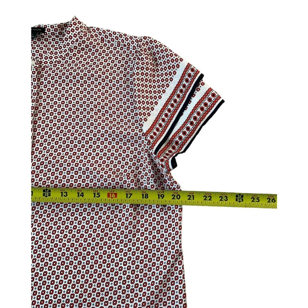 Ann Taylor Orange Flutter Sleeve Top Size L | 41-5 - Image 6