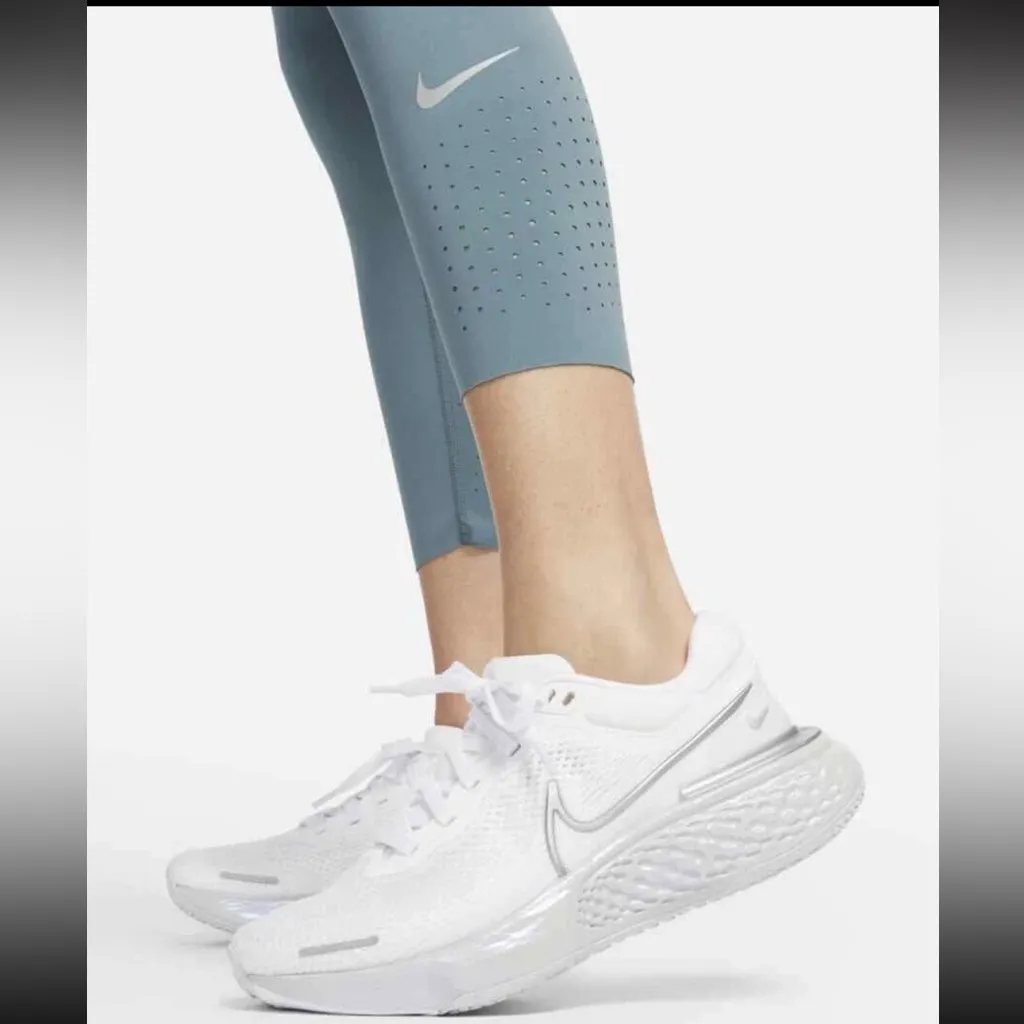 NIKE Swift 7/8 Leggings Dri Fit Smokey Blue Size XXL NEW - Image 9