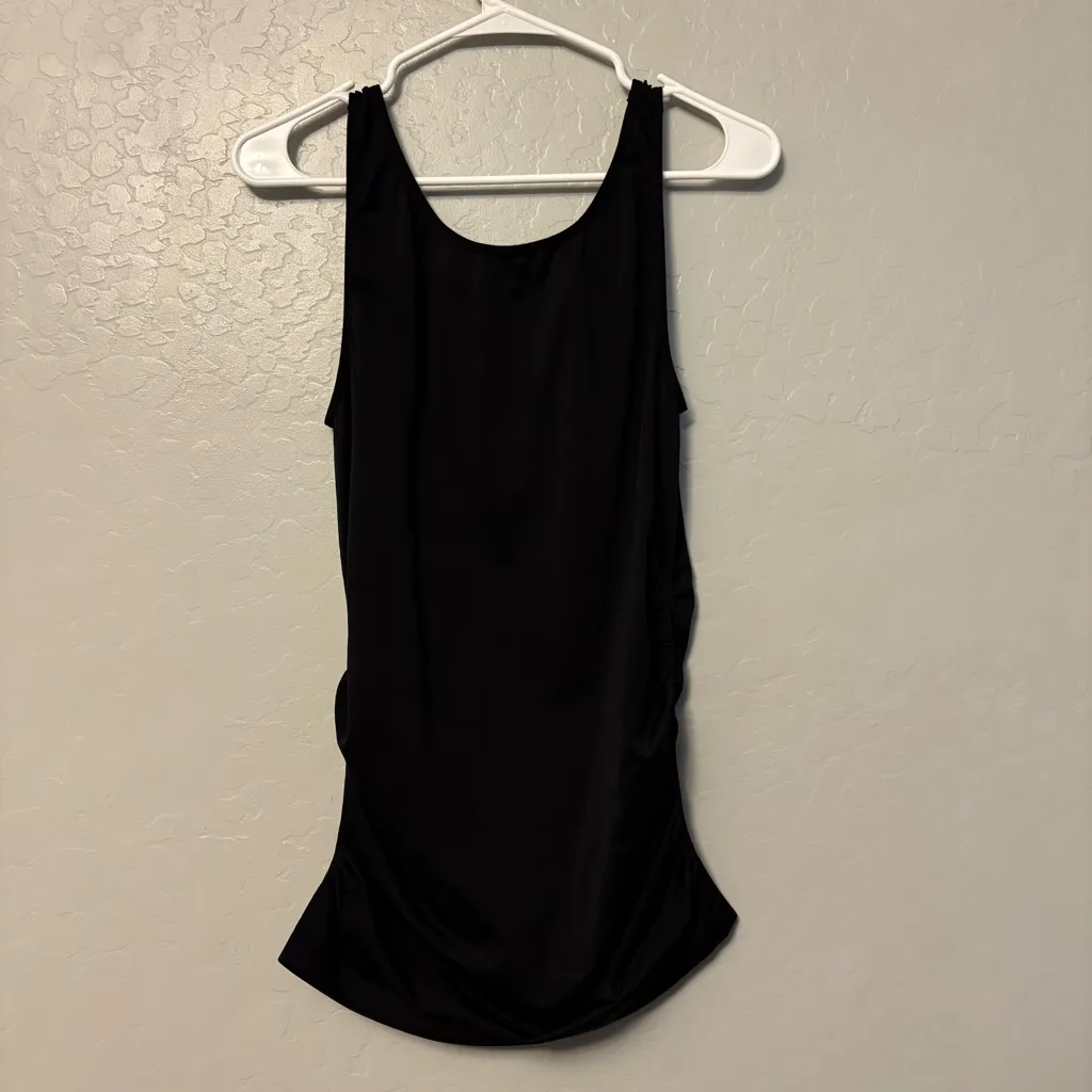 Motherhood Maternity black super stretchy maternity tank size large/x large - Image 7