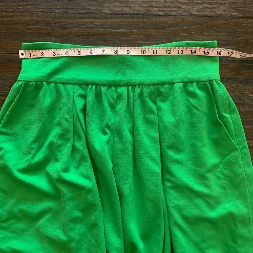 LaRok Green mini Skirt Size Large Green - Image 5
