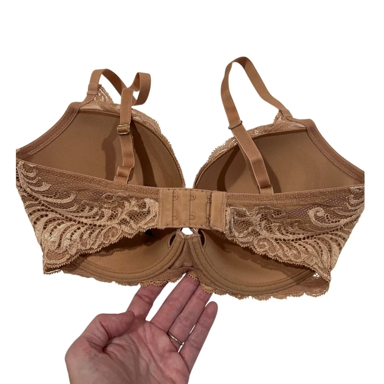 Natori Feathers T-Shirt Bra Cafe Women's Size 34DDD Style 730023 MSRP $68 - Image 3