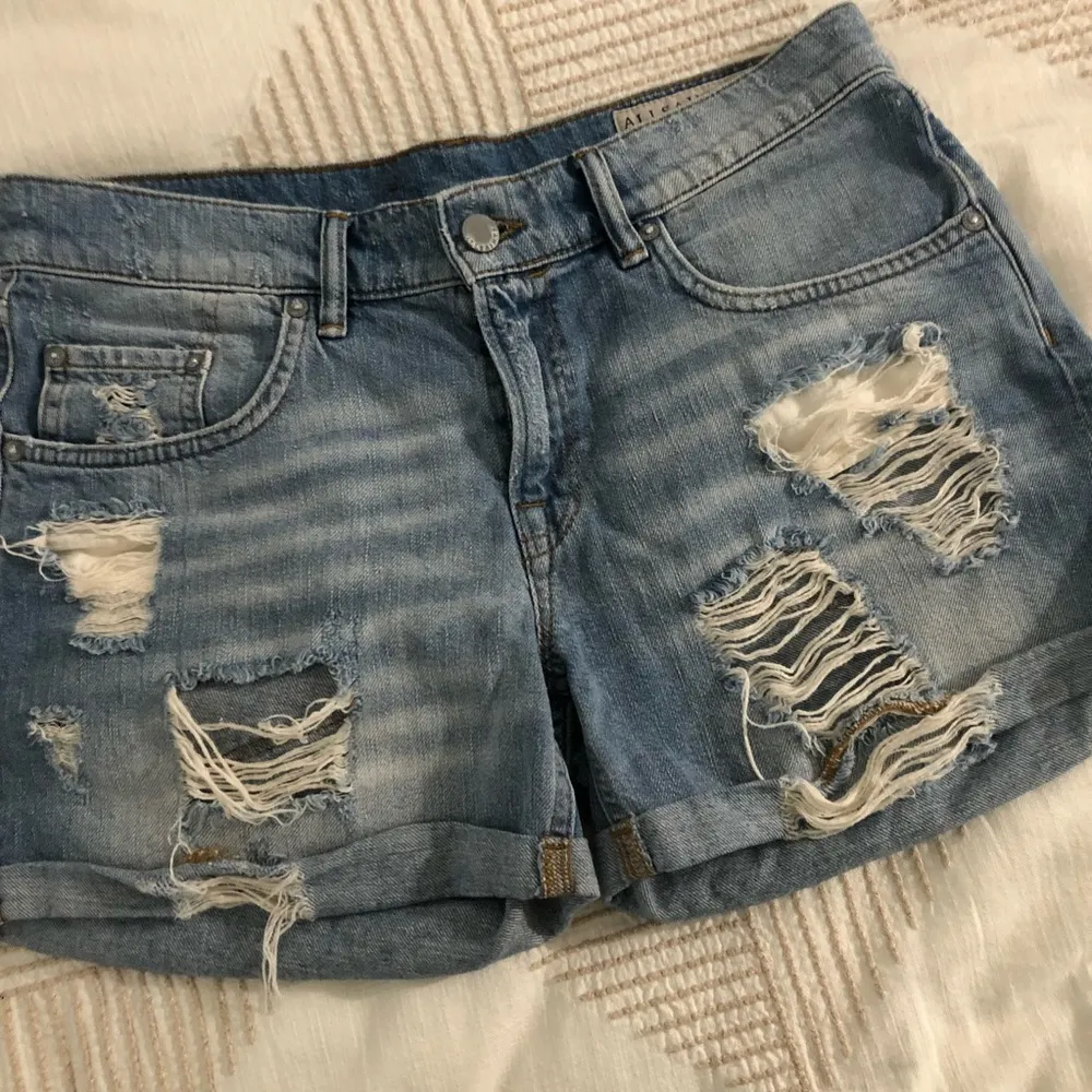 All Saints Ripped Shorts - Image 5