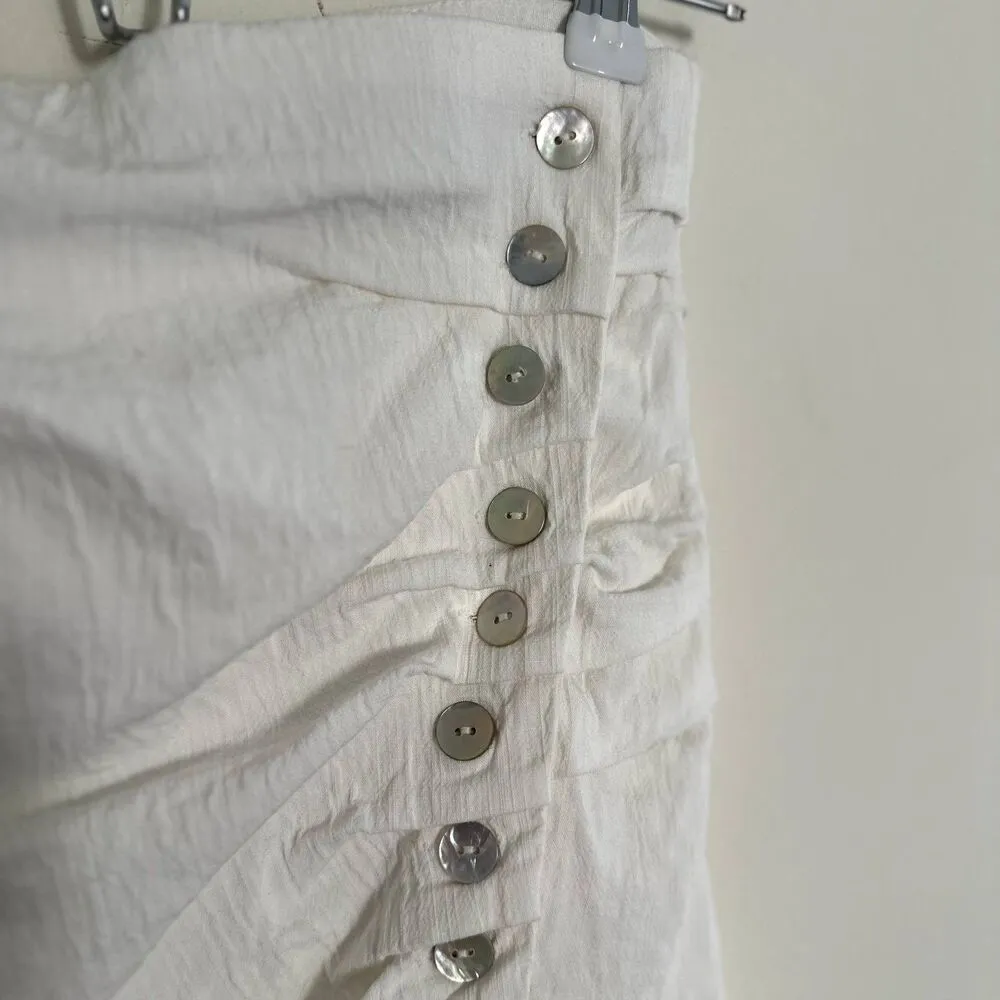 Zara Mini Skirt in White - Image 4