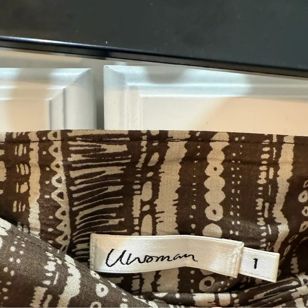 Uwomen Brown and Tan Striped Women's Short Flair Skirt 4 Size 6 - Image 3