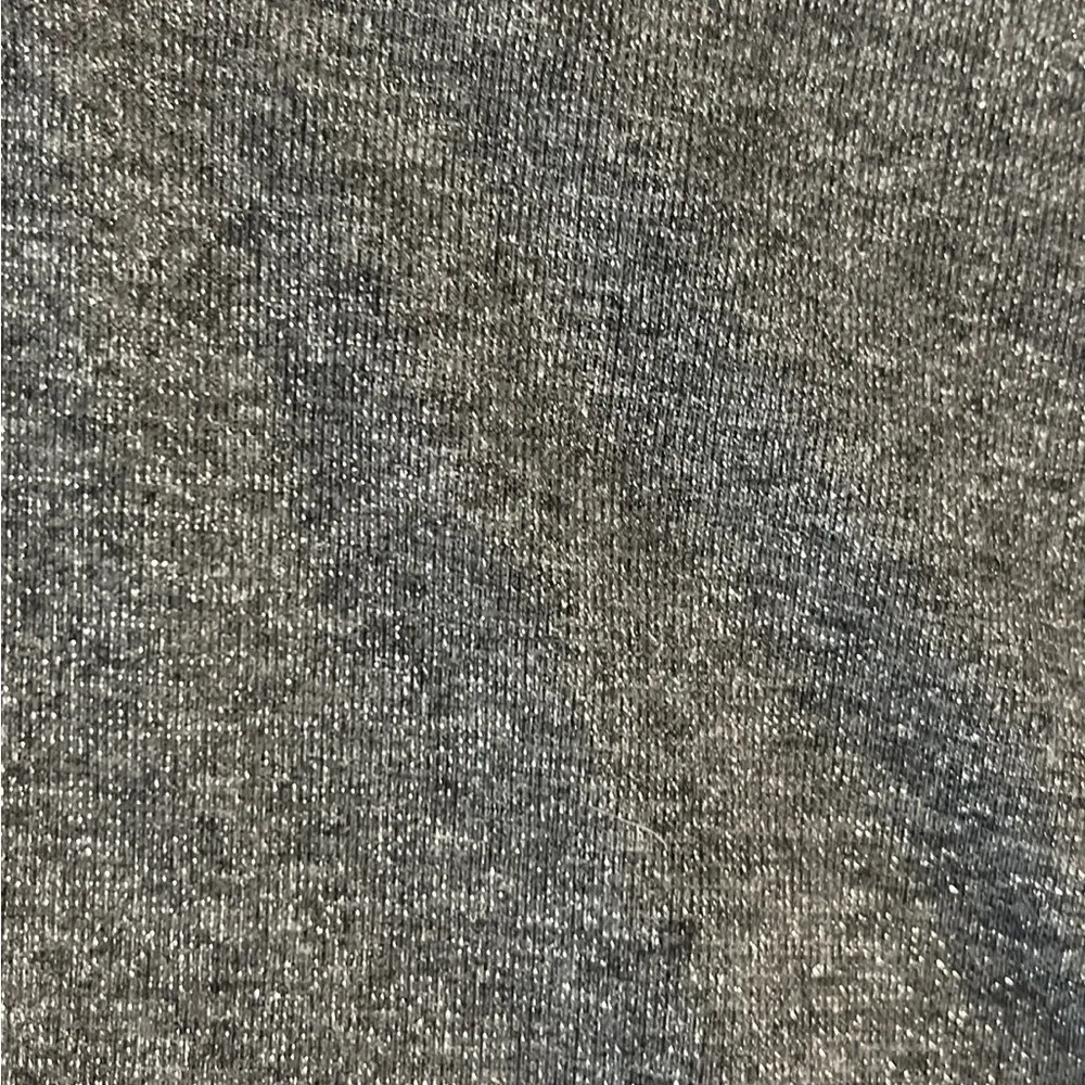 J. Crew Factory Y2K Silver Gray Metallic Mock Neck Sweater Sz S - Image 8