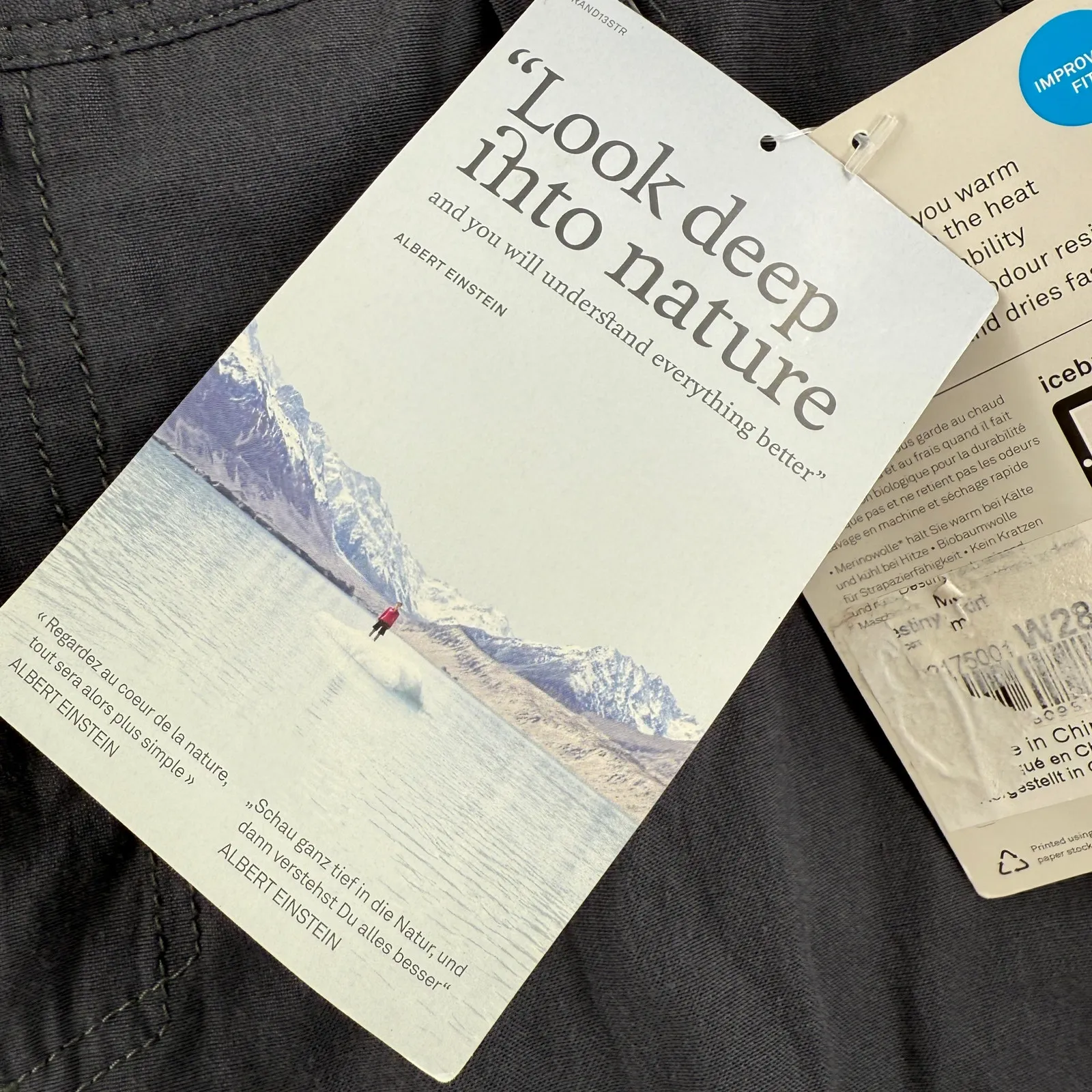 Icebreaker Destiny Skirt Size 28 / 6 Merino Wool Cotton Blend Gray NWT Mini Grey - Image 8