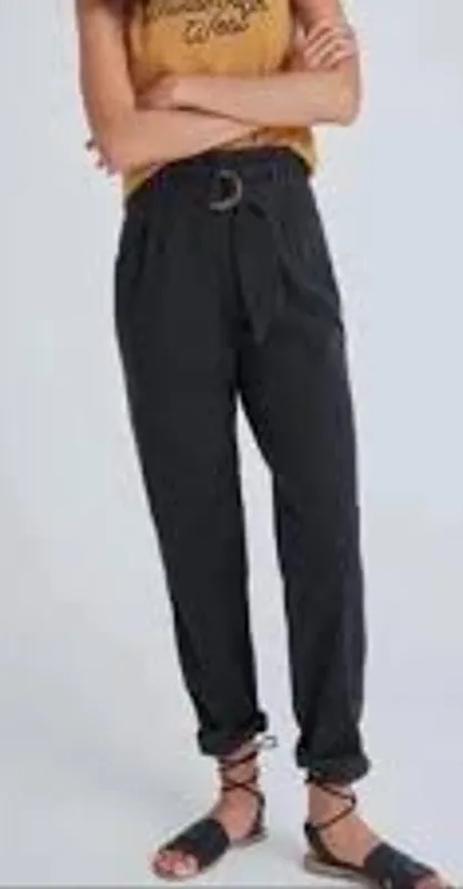 by ANTHROPOLOGIE Malin Utility Pant MINIMALIST CASUAL Size Small S Vintage Black - Image 2