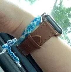 Target Brown Leather Apple Watch Band  - Image 3