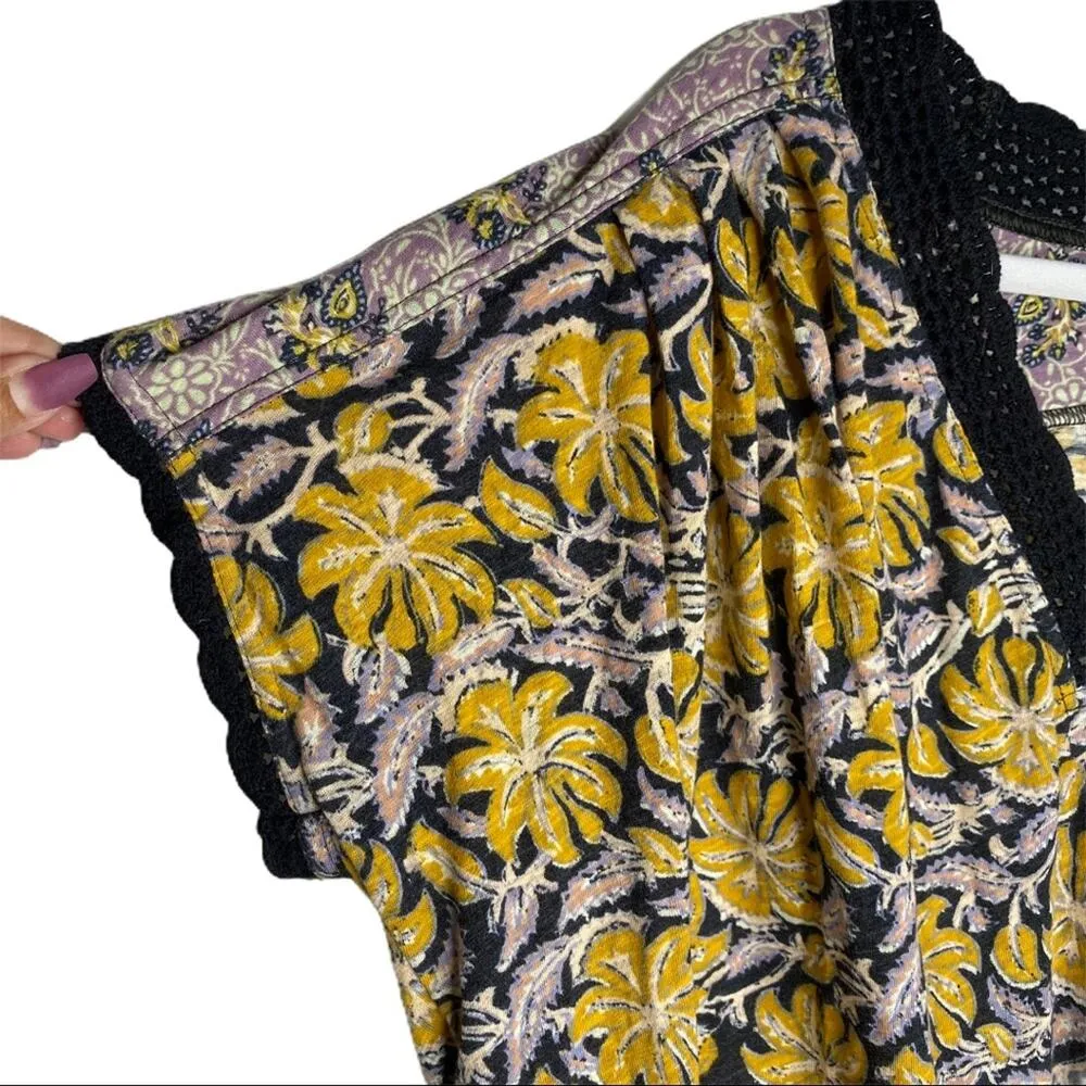 Free People Leilani Boxy Women Tee Small - Image 6