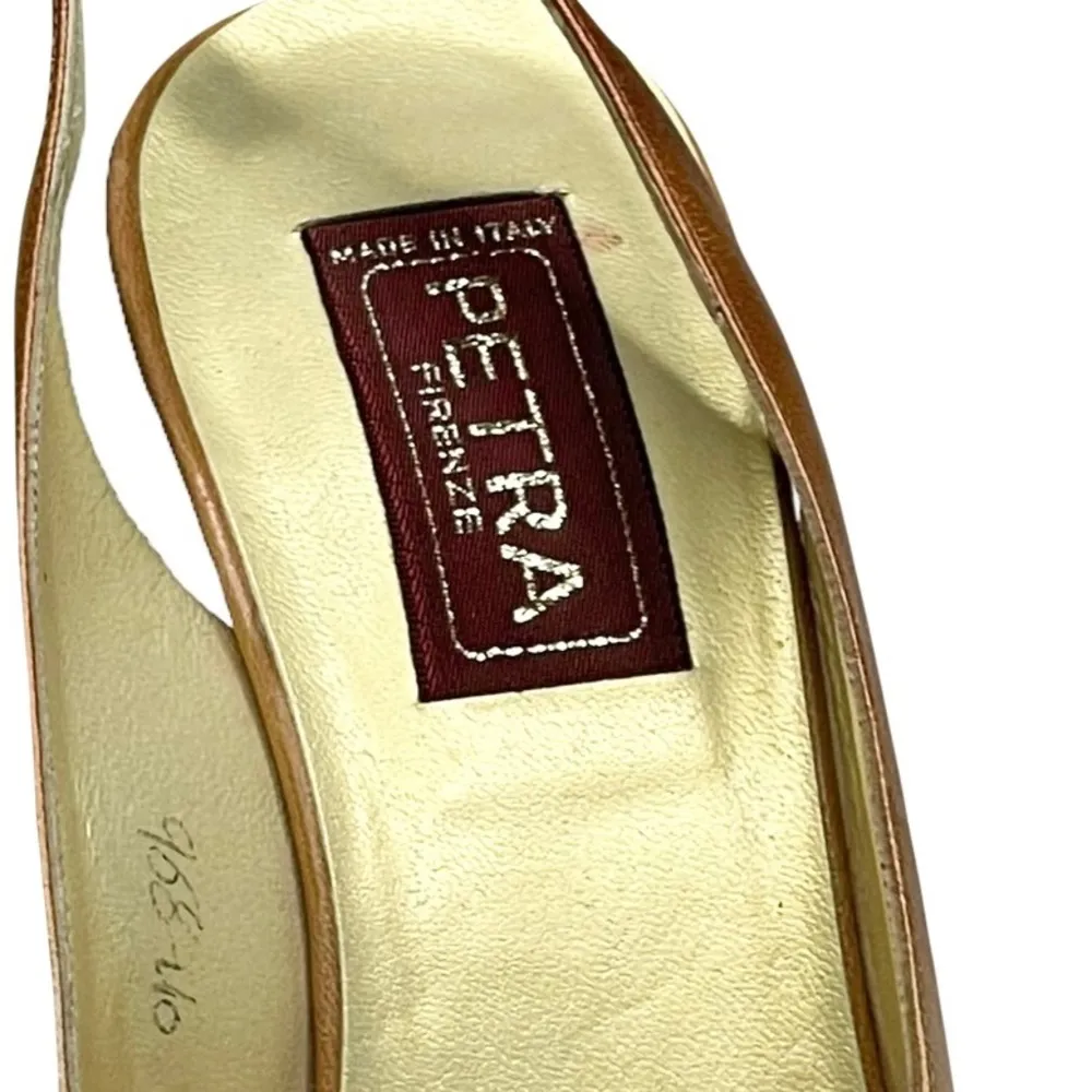 Vintage: new  ❤︎ Ombré Slingbacks Pumps Heels ❤︎ Metallic Leather - Image 8