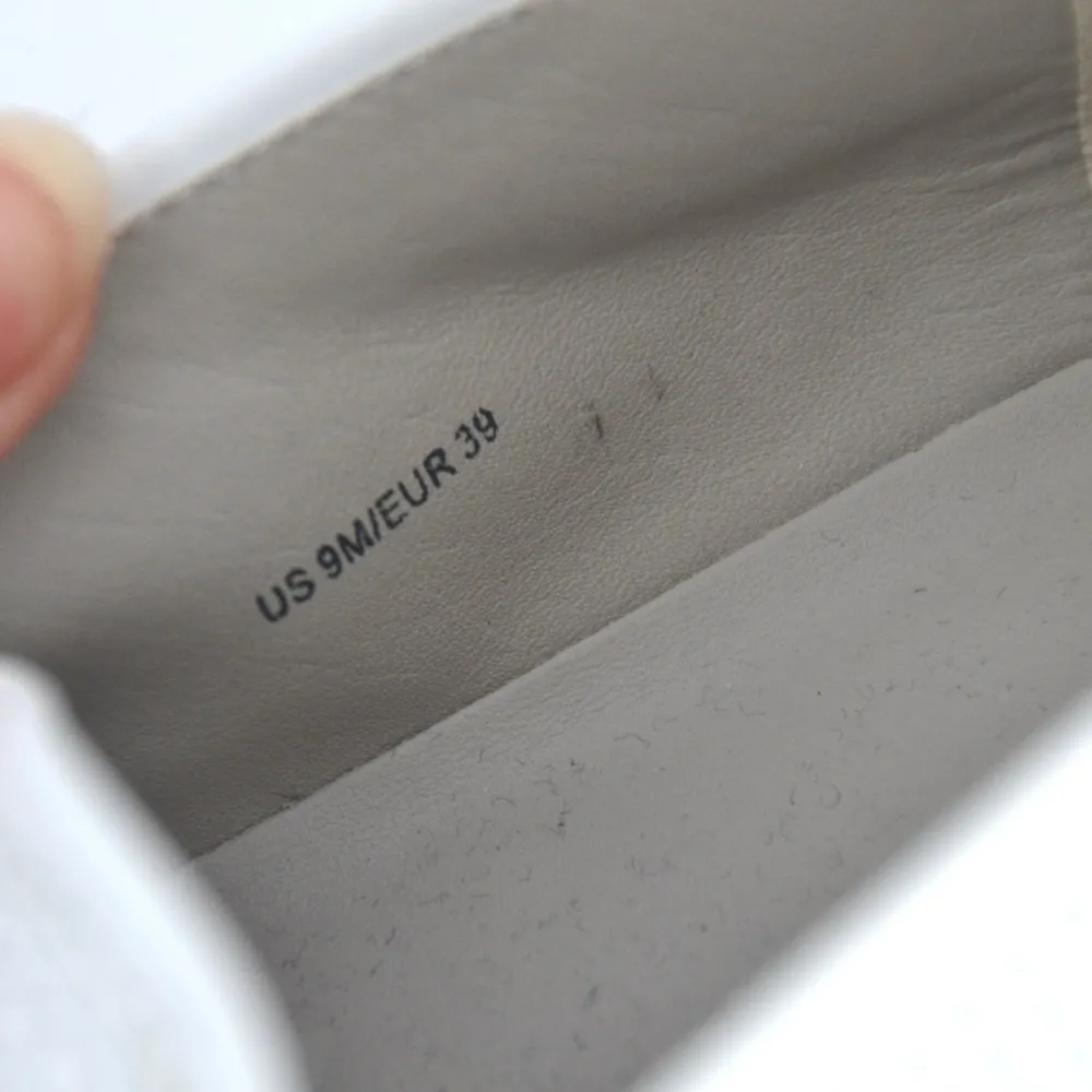 Vince Blair Perforated Leather Slip On Sneaker White Women's US 9 / 39 - Image 8