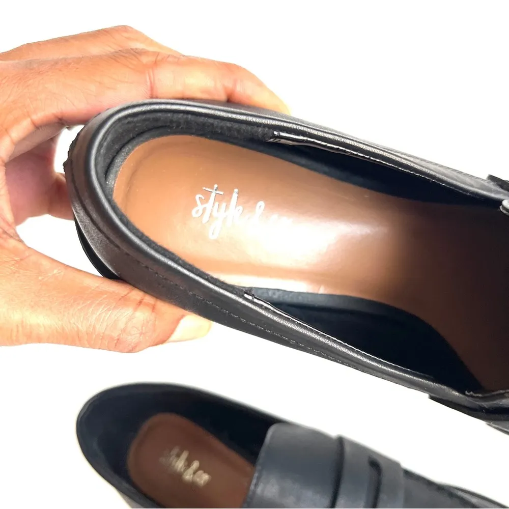 STYLE & CO | Black Penny Loafers Sz 9 - Image 7