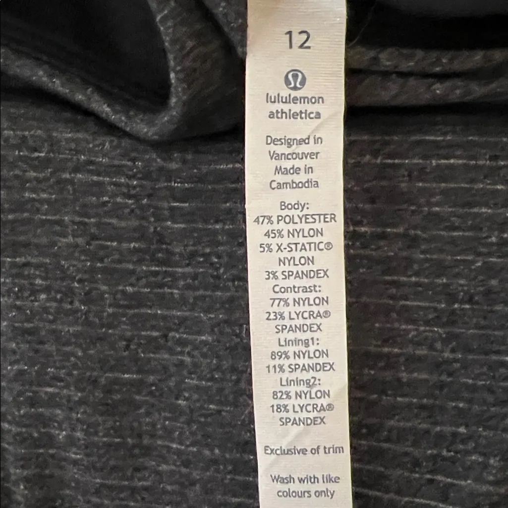 Lululemon Dark Wren Wild Tank Top Size 12 - Image 9