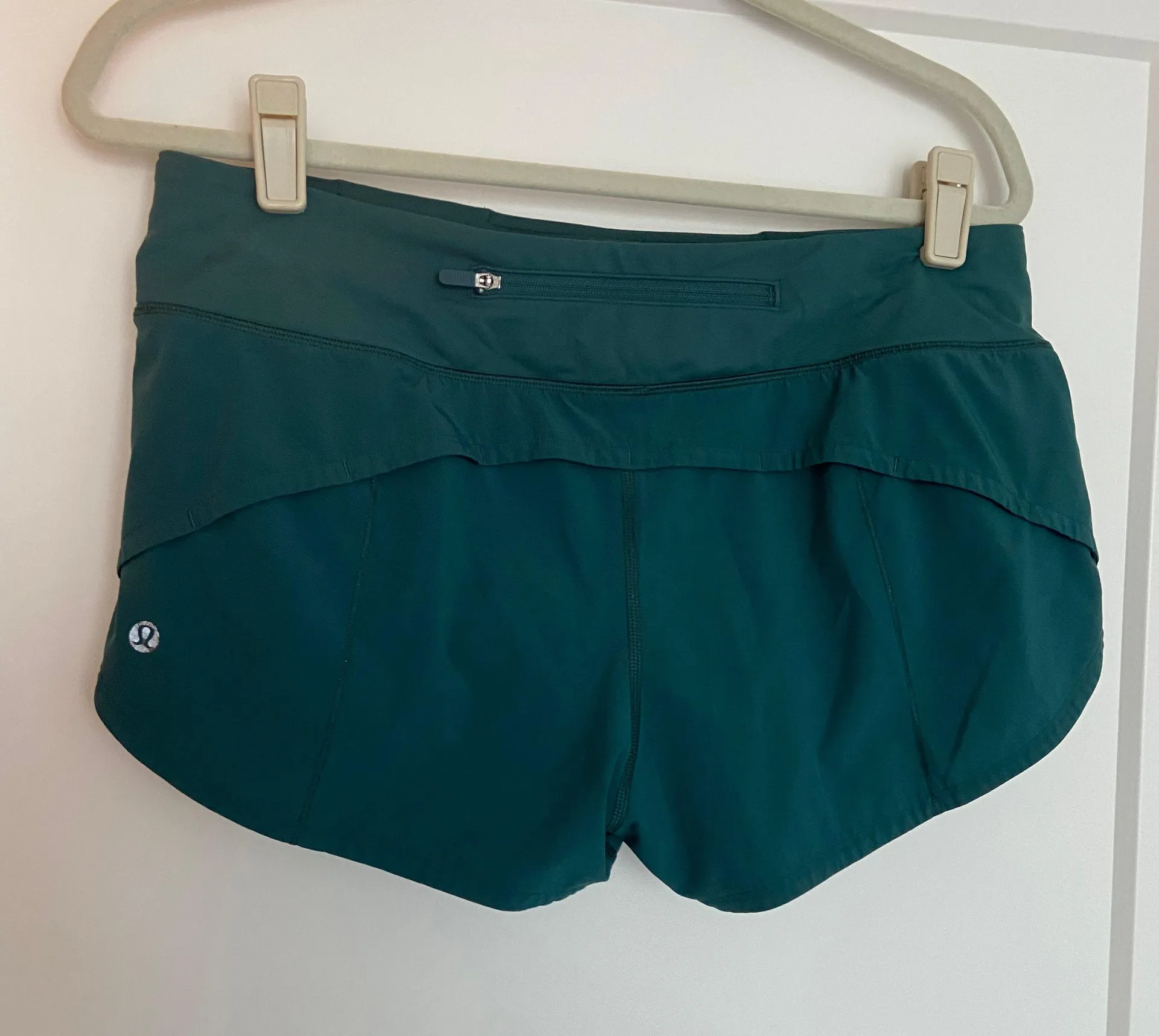 Lululemon Teal Running Shorts - Image 2