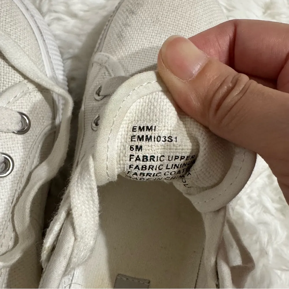 Steve Madden Emmi White Platform Tennis Shoes Size 6 - Image 4