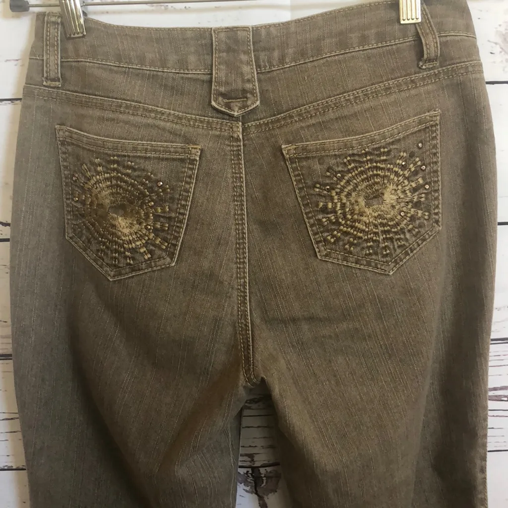Baccini taupe stone washed‎ jeans - Image 2