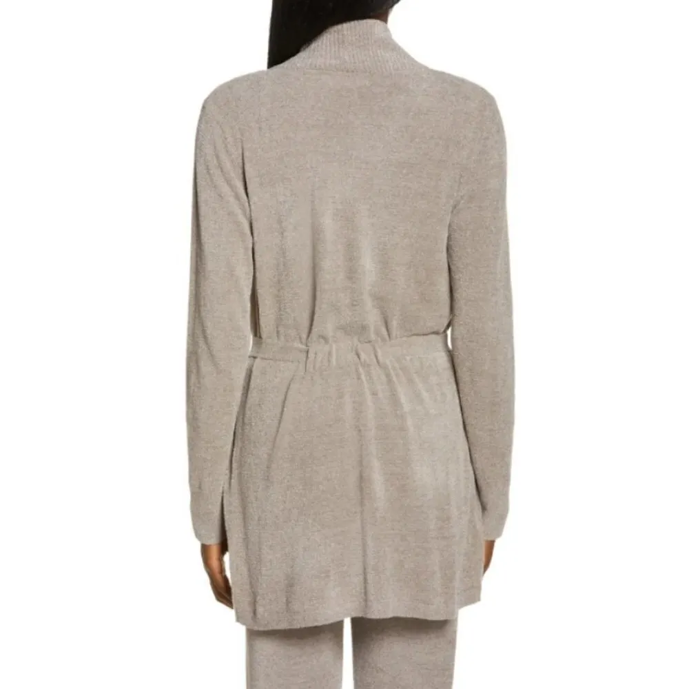 💕BAREFOOT DREAMS💕 CozyChic Drape Rib Cardigan Ultra Lite Beach Rock XS NWOT - Image 5