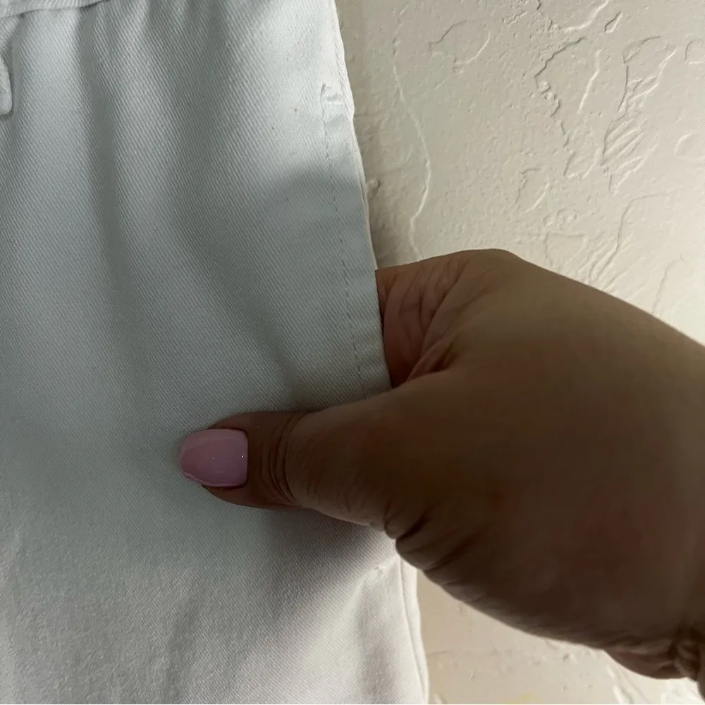 Dickies‎ White Wide Leg Crop Capris - Image 5