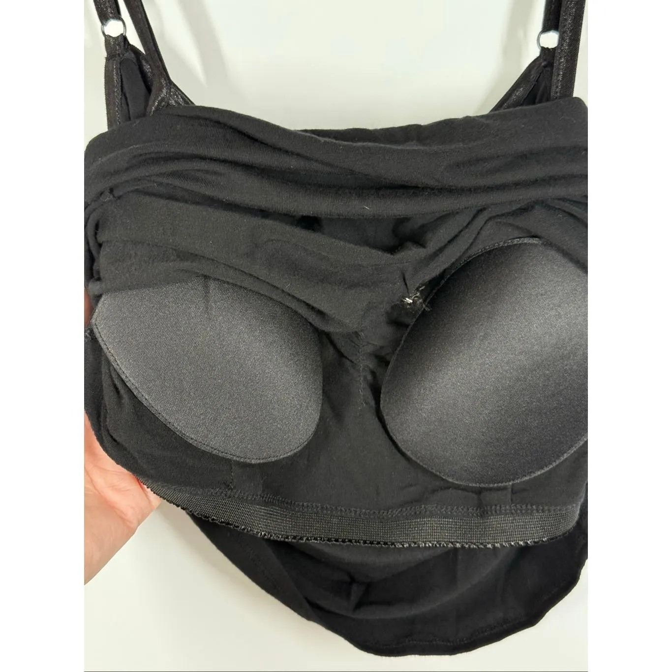 001 Cache black padded shelf bra tank top size medium - Image 4