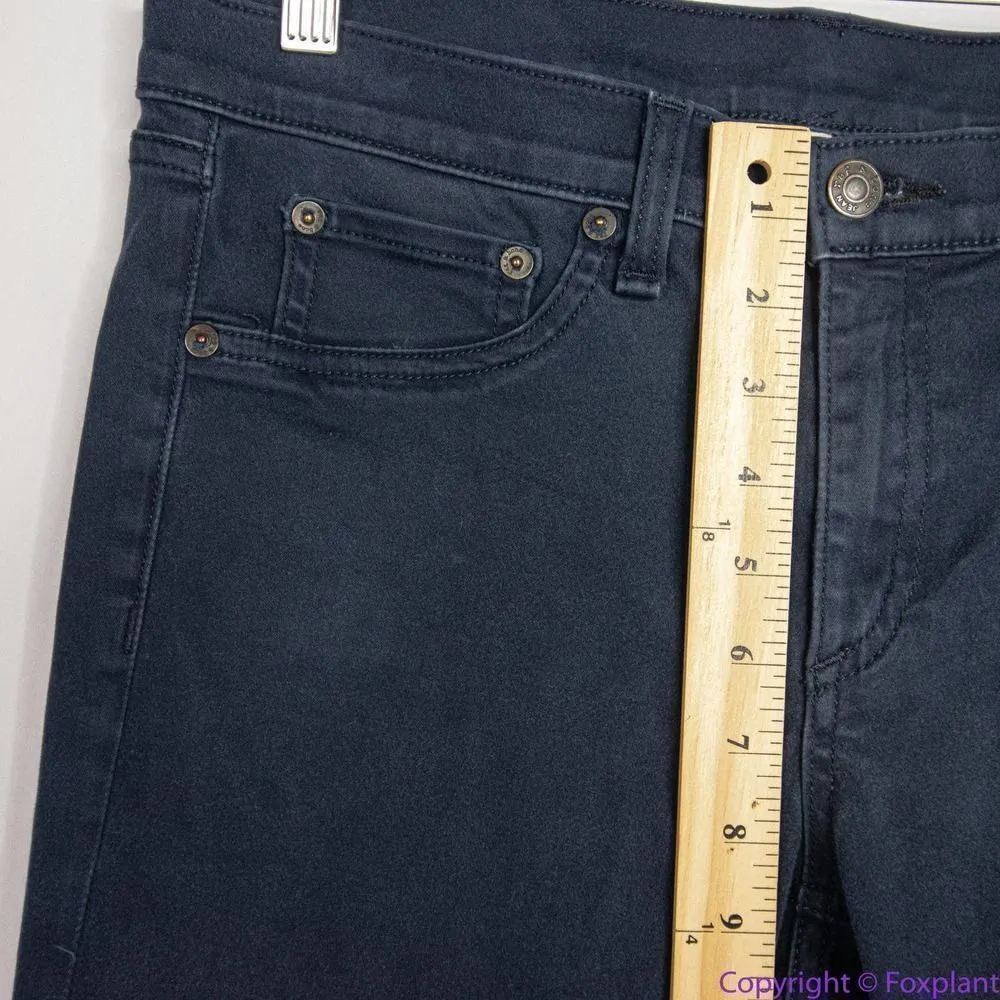 NEW Rag & Bone Jeans Skinny Legging Womens size 30 W1503M070 Navy Sateen Stretch - Image 5