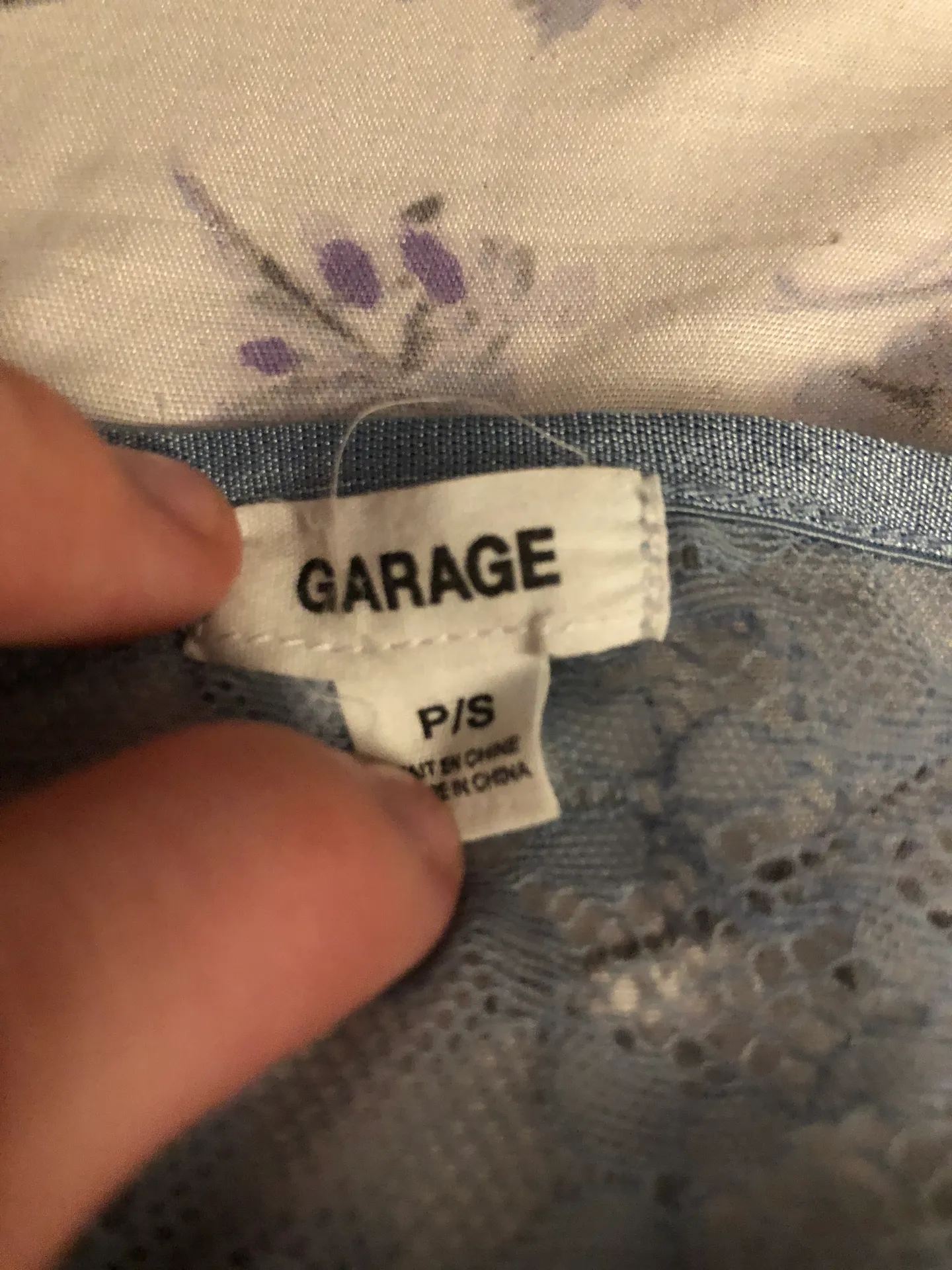 Blue Lace Top - Image 3