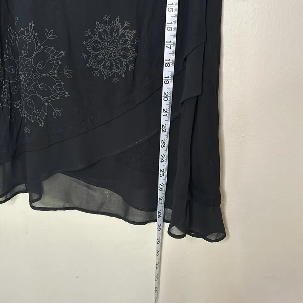 Desigual  Asymmetrical Flowy Tank Top Layered Look - Image 7