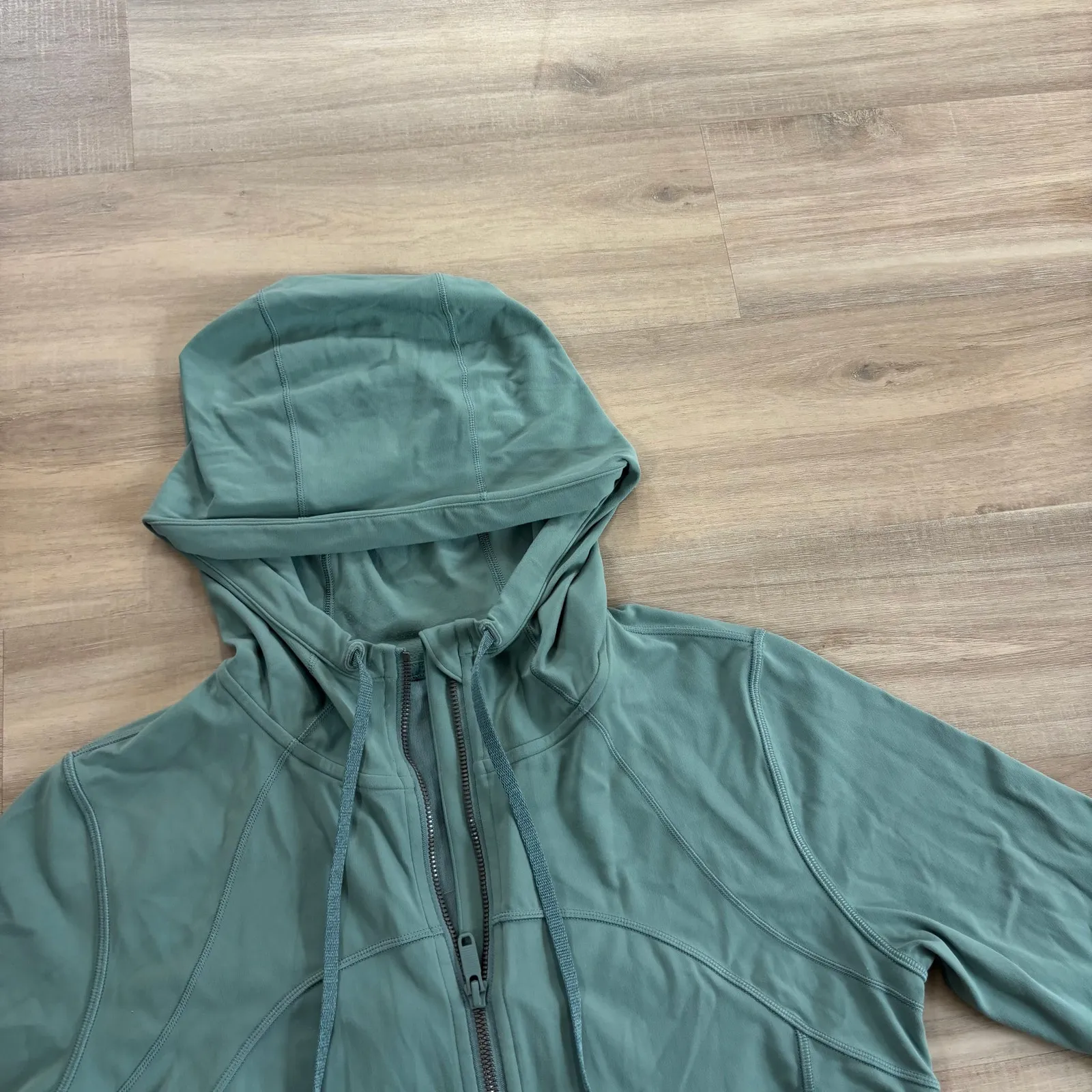 Lululemon Hooded Define Jacket *Nulu Tidewater Teal Women Size 12 - Image 2