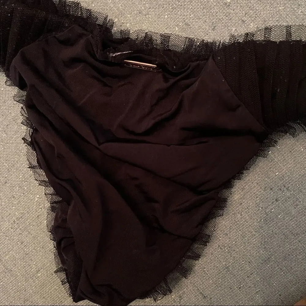 Beach Bunny Sparkle Bikini Bottom Black - Image 3