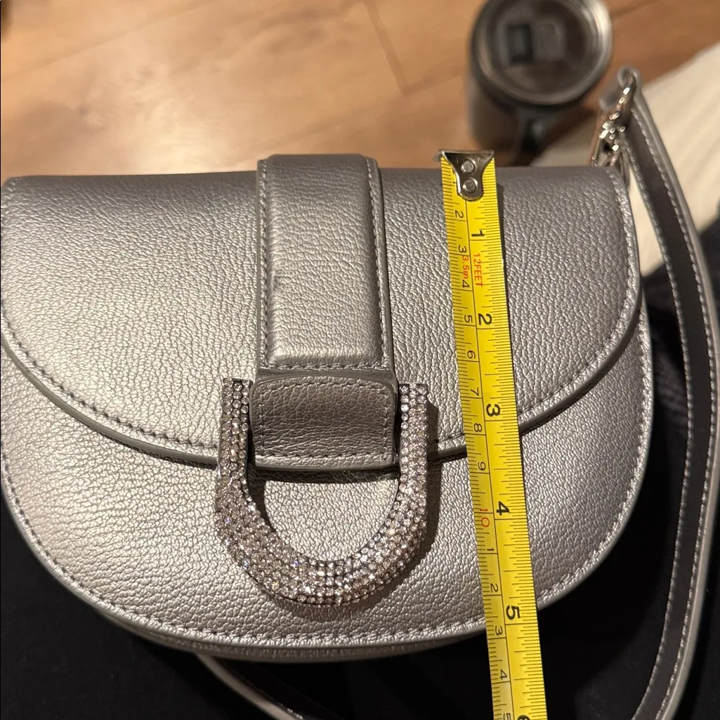 Charles and Keith NWD  COLLECTION SHOULDER SMALL ELEGANT BAG SILVER - Image 11