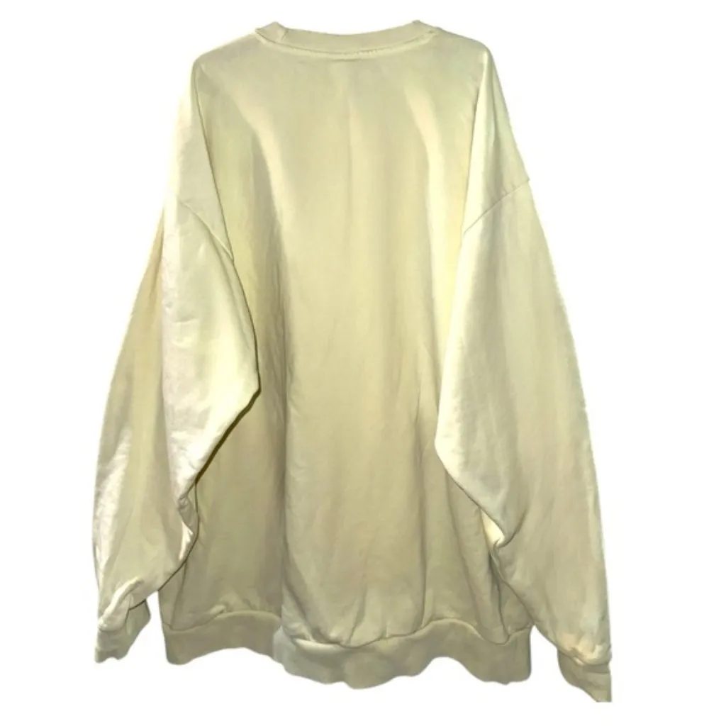 2025 Gymshark Oversized GFX GSLC Graphic CrewNeck pullover sweatshirt cotton L - Image 12