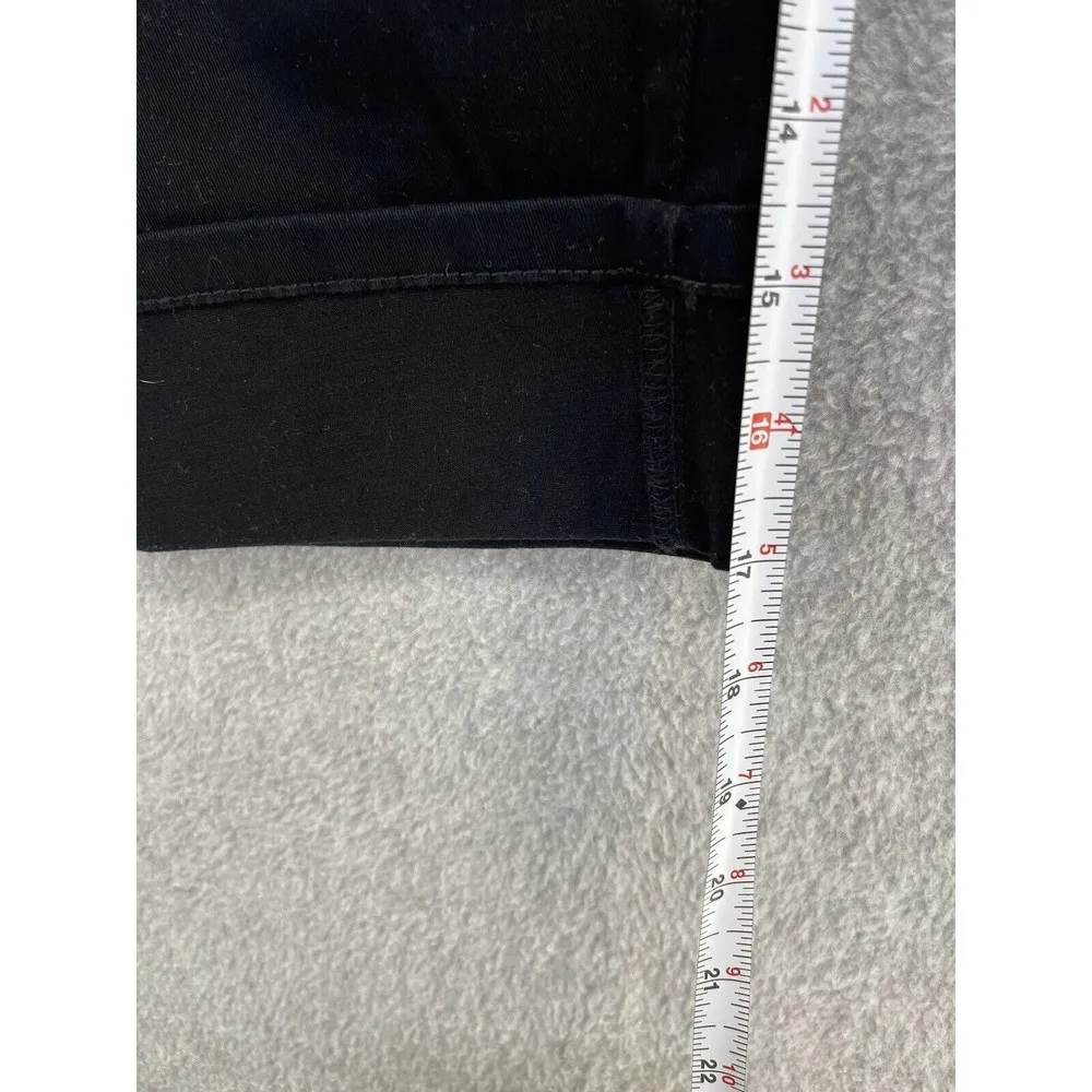 Style & Co Women's Capri Pants Solid Black Cuffed Size 4 Petite Curvy - Image 5