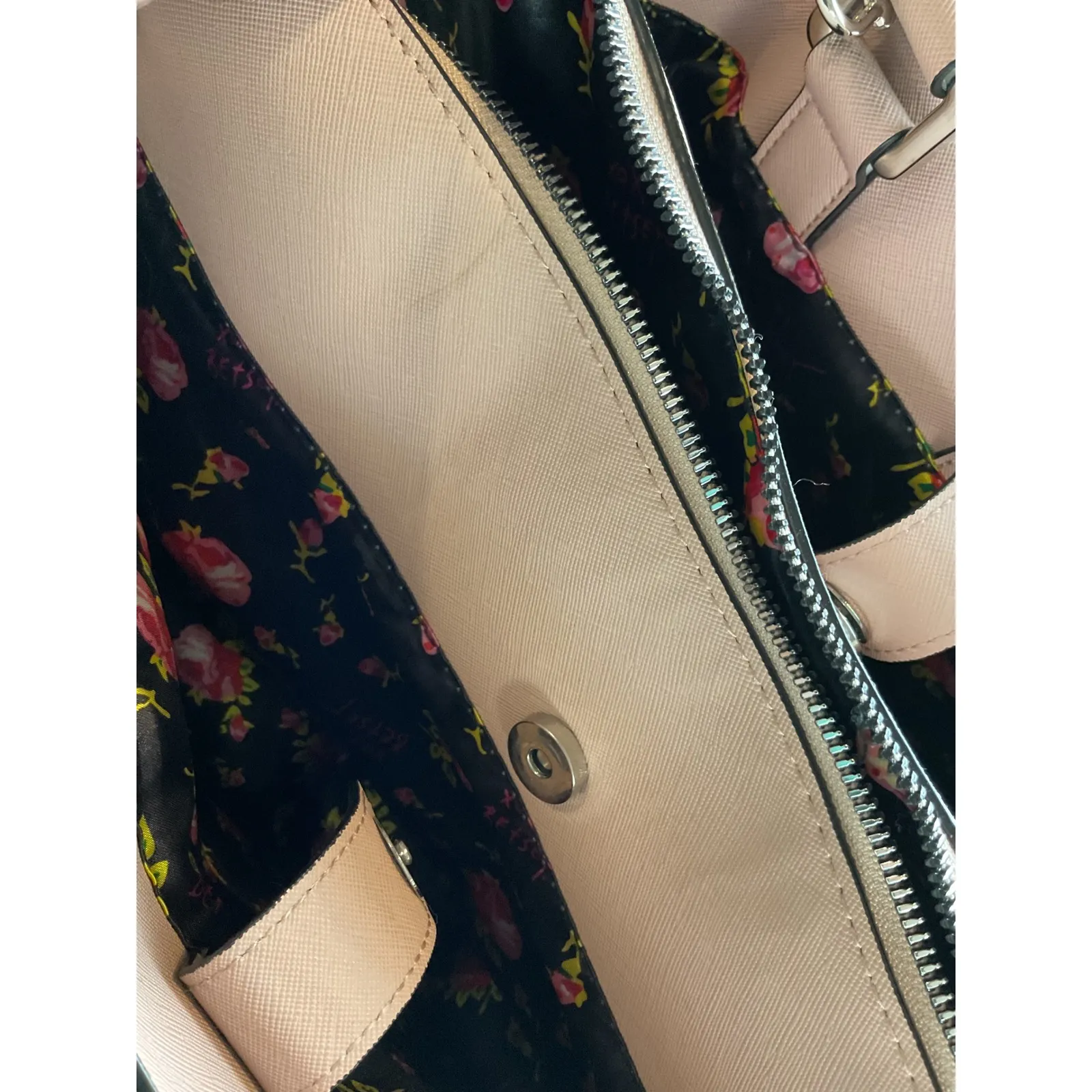 Bow Satchel Crossbody Bag, Pale Pink Handbag, Elegant Top Handle, Shoulder Bag - Image 9