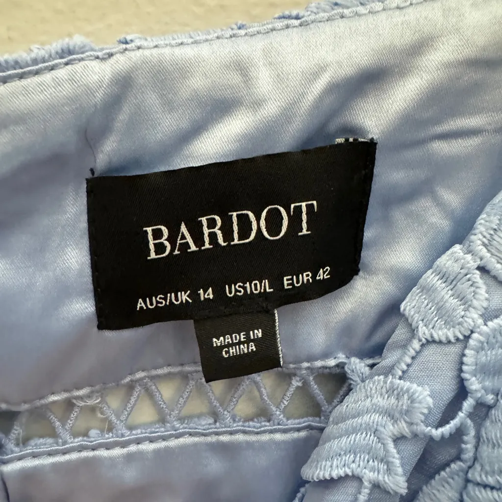 Designed In Australia‎ Bardot AGNES GUIPURE MINI LACE DRESS size 10/L - Image 7