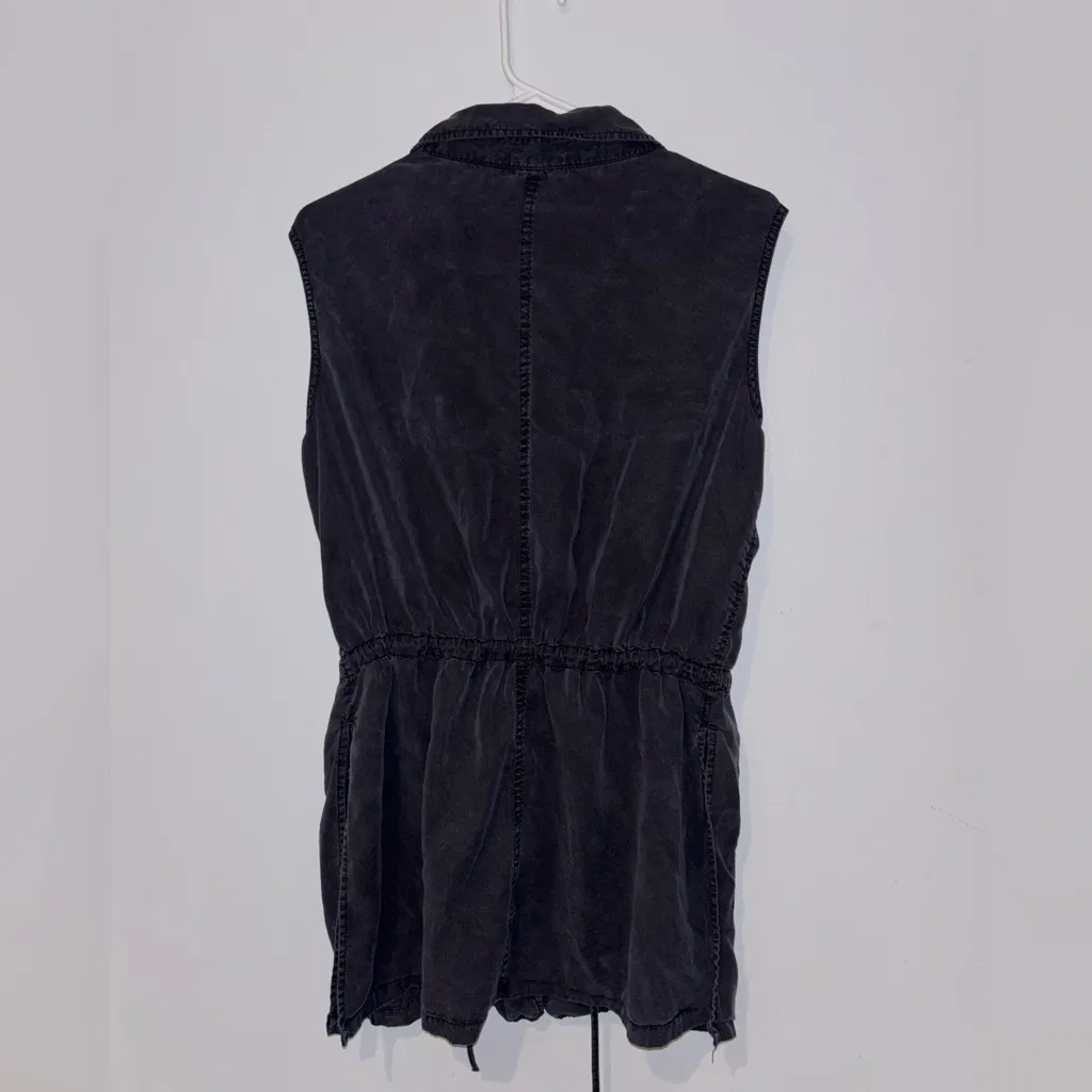 Buffalo David Bitton Charcoal Denim Vest - Image 8