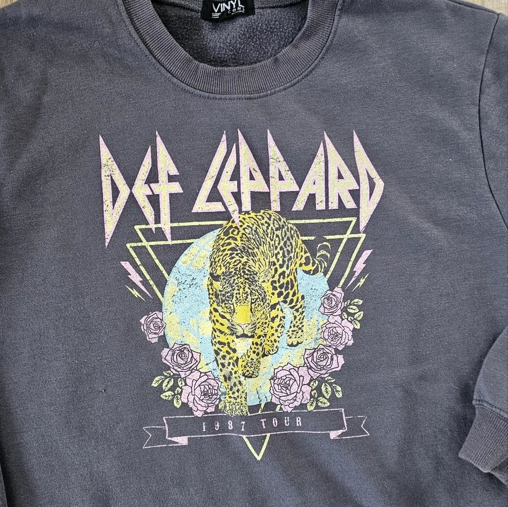 Vintage Def Leppard  1987 Tour  Sweatshirt - Image 2