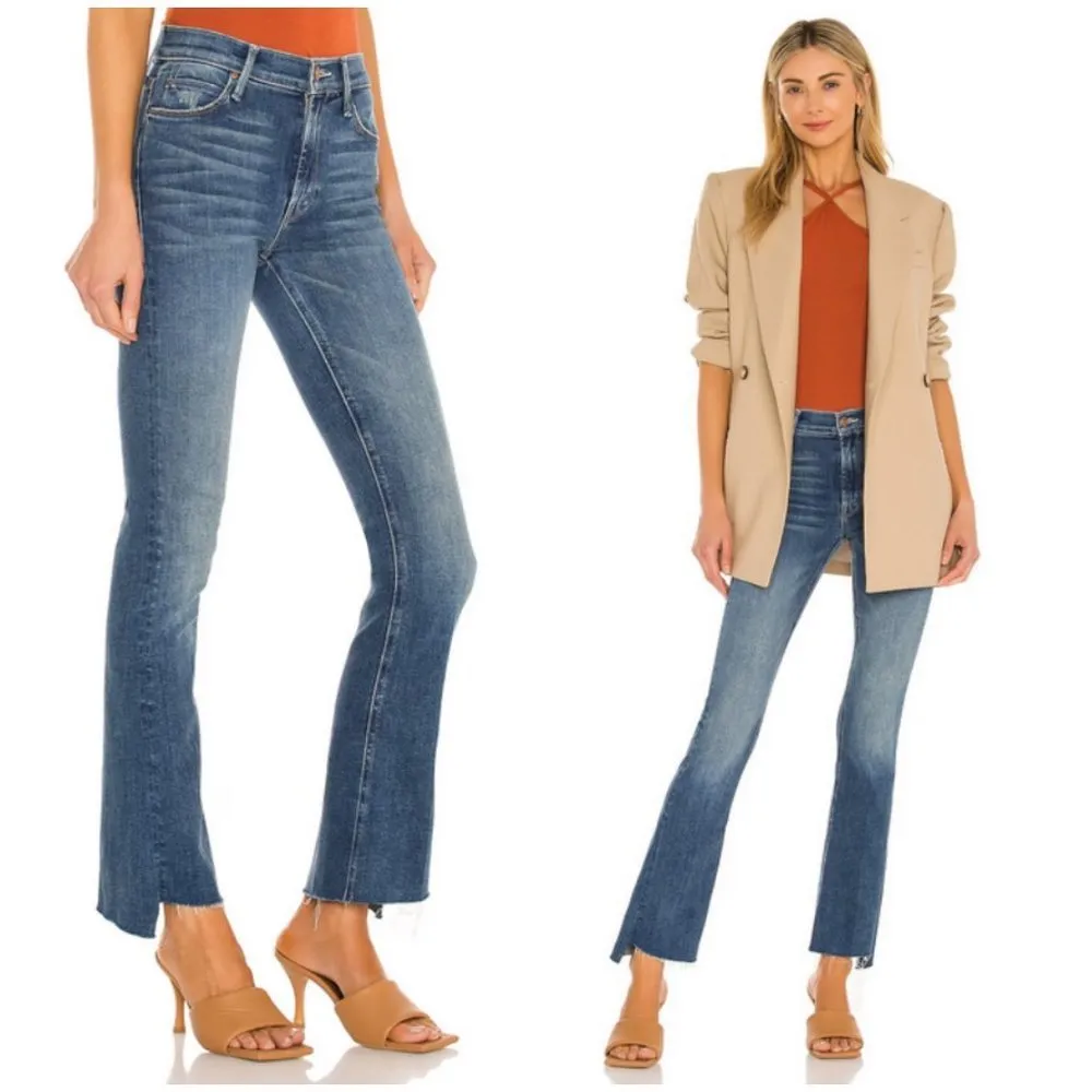 💕MOTHER💕 The Runaway Step Fray Jeans ~ Leaps and Bounds 26 NWOT - Image 6