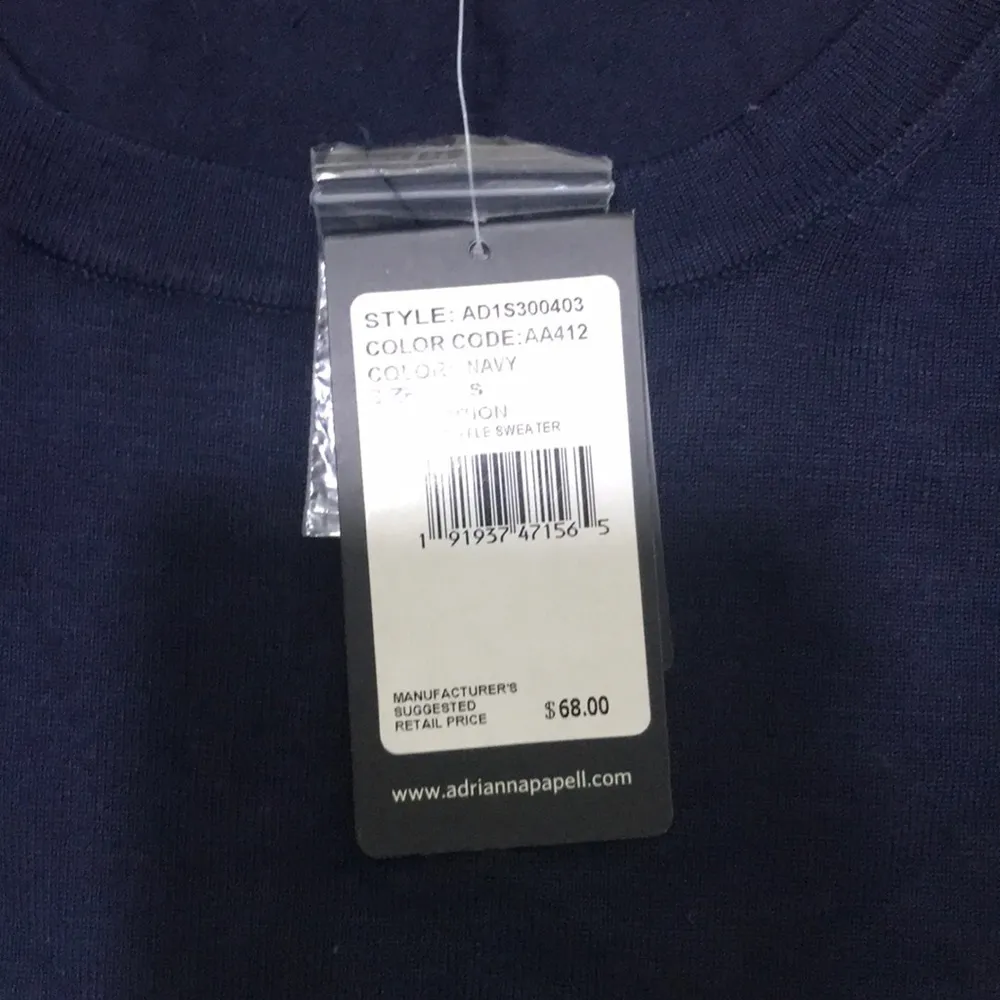 NWT Adrienne Papell short sleeve top w ruffle hem - Image 7