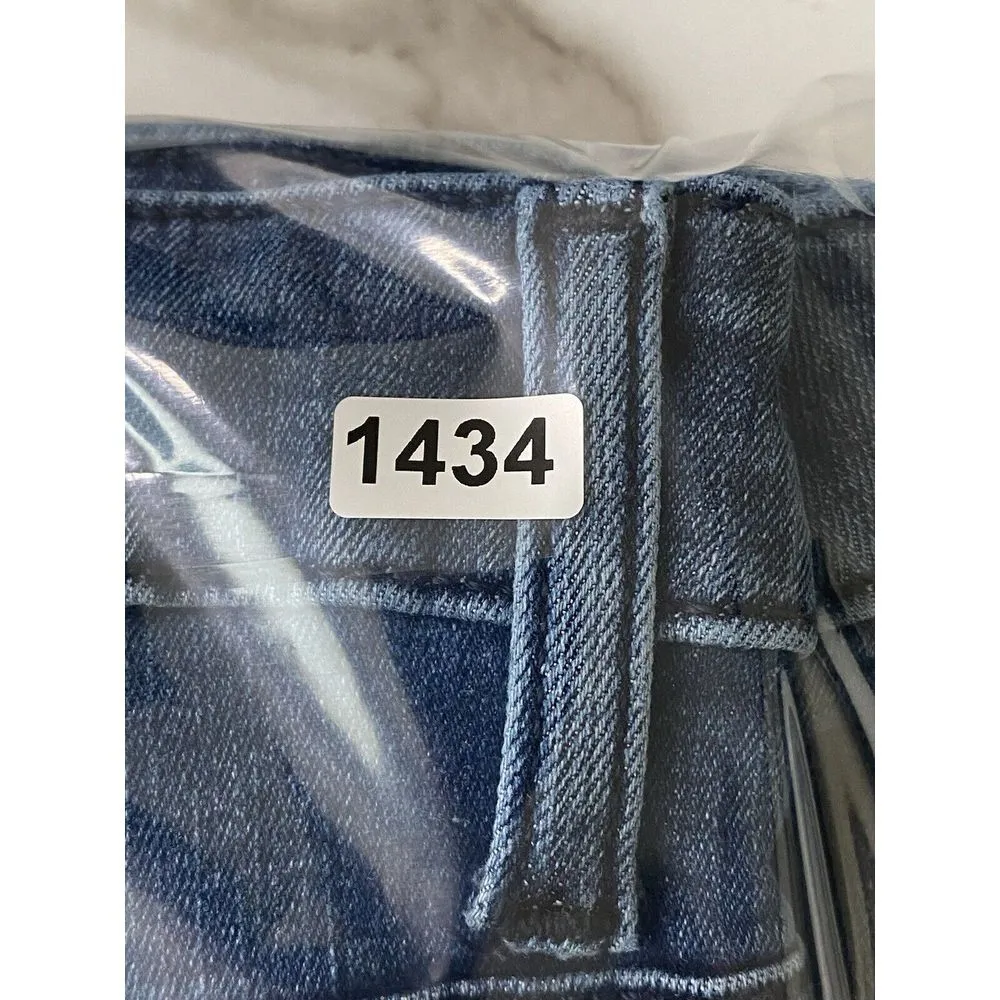 Show Me Your Mumu Blue Soho Zip Up Skinnies jeans Vintage rain wash Sz 25 - flaw - Image 14